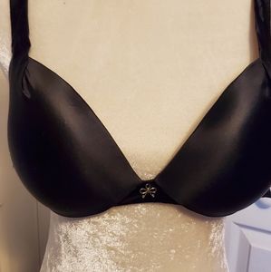 Victorias Secret Black Plunge Bra - 34DD